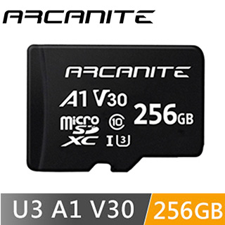 ARCANITE 256GB MicroSDXC U3 V30 A1 記憶卡