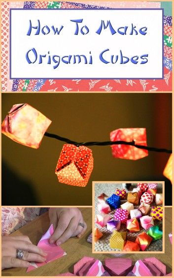 How To Make Origami Cubes