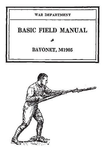 The Bayonet, M1905