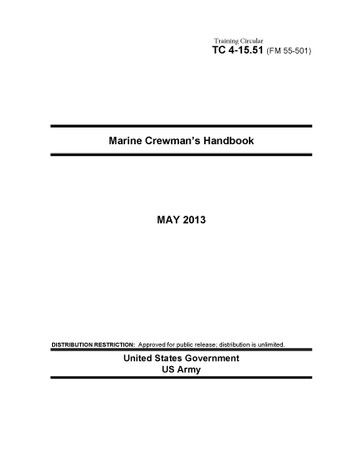 Training Circular TC 4-15.51 (FM 55-501) Marine Crewman’s Handbook May 2013