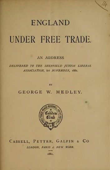 ENGLAND UNDER FREE TRADE