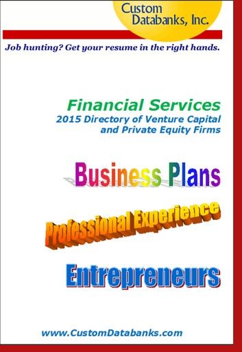 Financial Services 2015 Directory of Venture Capital and Private Equity