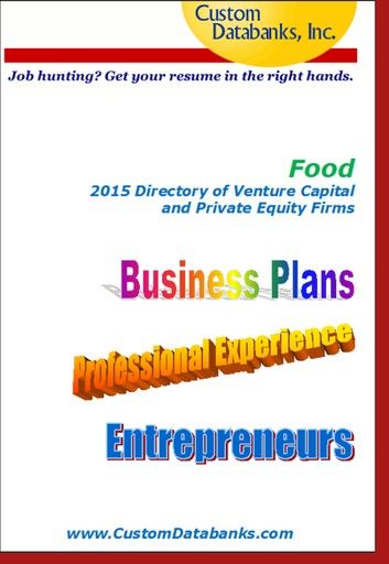 Food 2015 Directory of Venture Capital and Private Equity