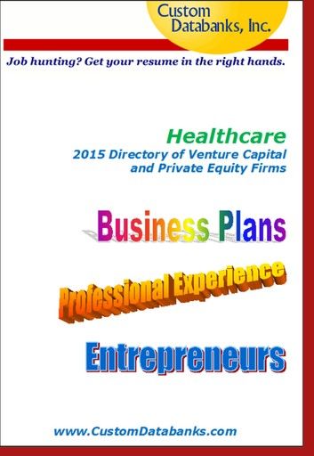 Healthcare 2015 Directory of Venture Capital and Private Equity