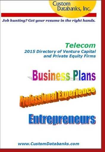 Telecom 2015 Directory of Venture Capital and Private Equity