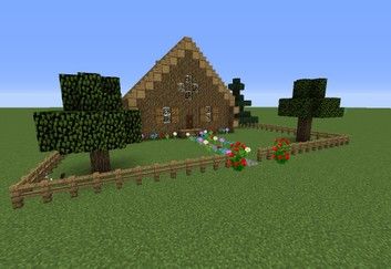 Minecraft Log Cabin