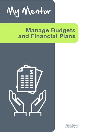 Manage Budgets and Financial Plans