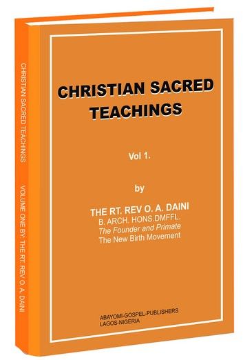 CHRISTIAN SACRED TEACHINGS VOL. 1