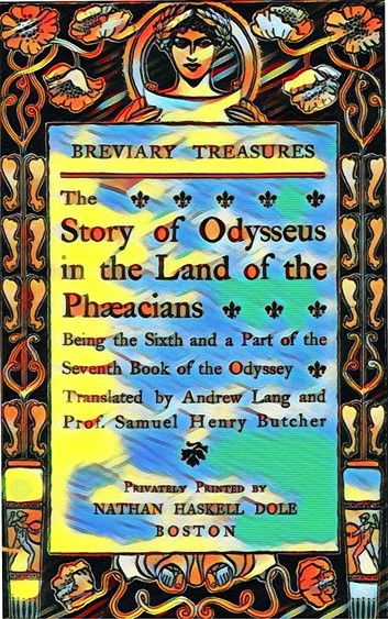 The story of Odysseus in the land of the Phæacians