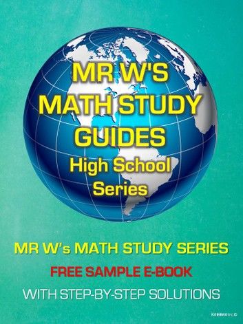 Sample EBOOK - SECONDARY SCHOOL MATHEMATICS - SAMPLES FROM EACH BOOK IN MR W\