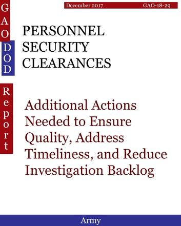 PERSONNEL SECURITY CLEARANCES