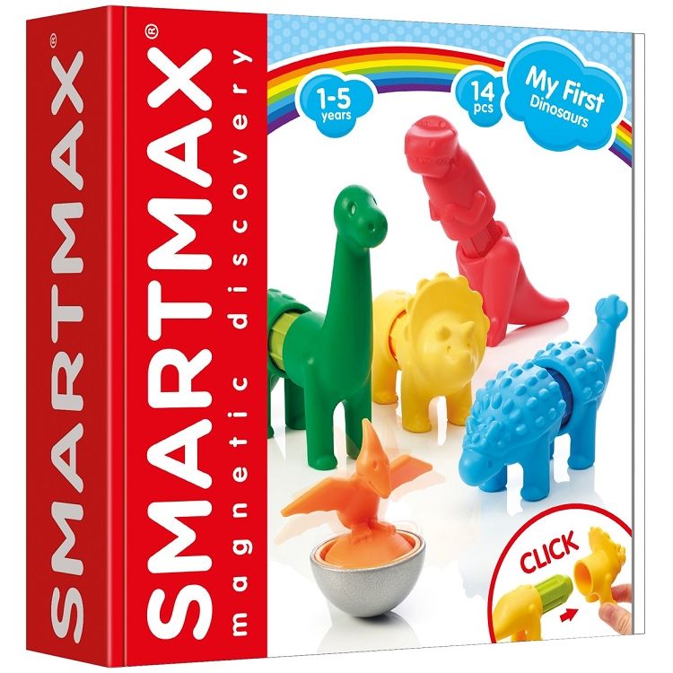 【SMARTMAX】磁力接接棒－恐龍變變變