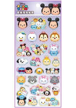 TSUM TSUM 歡樂泡泡貼紙 (E)【金石堂、博客來熱銷】