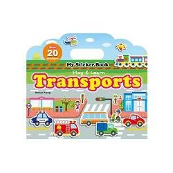 MyStickerBook–Transports(手提貼紙書--交通工具英文版)