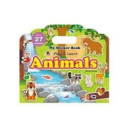 MyStickerBook-Animals(手提貼紙書--動物英文版)