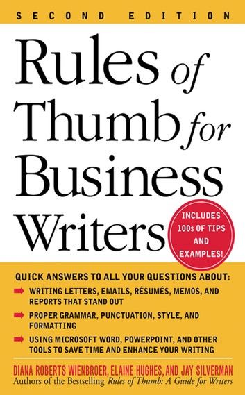 Rules of Thumb for Business Writers