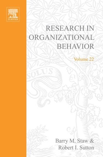 Research in Organizational Behavior