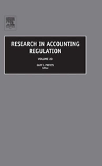 Research in Accounting Regulation