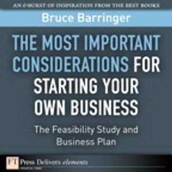 Most Important Considerations for Starting Your Own Business, The