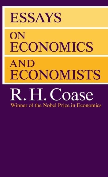 Essays on Economics and Economists