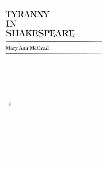 Tyranny in Shakespeare