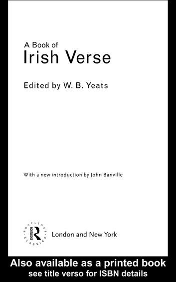 A Book of Irish Verse