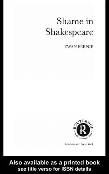 Shame in Shakespeare