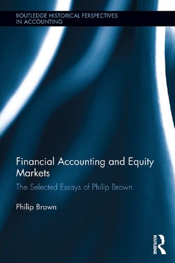 Financial Accounting and Equity Markets