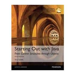 Starting Out with Java:From Control Structures through Objects 6E