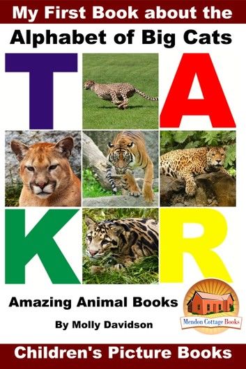 My First Book about the Alphabet of Big Cats: Amazing Animal Books - Children\