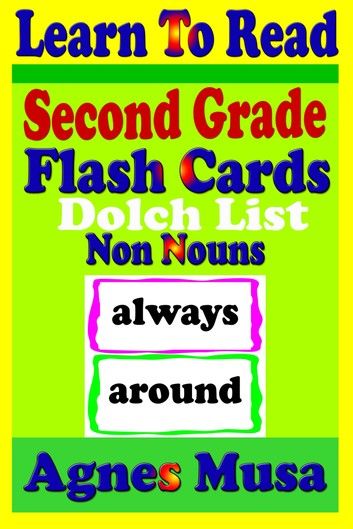 Second Grade Flash Cards: Dolch List Non Nouns