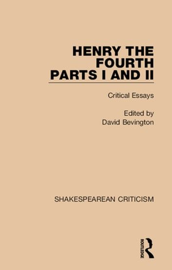 Henry IV, Parts I and II