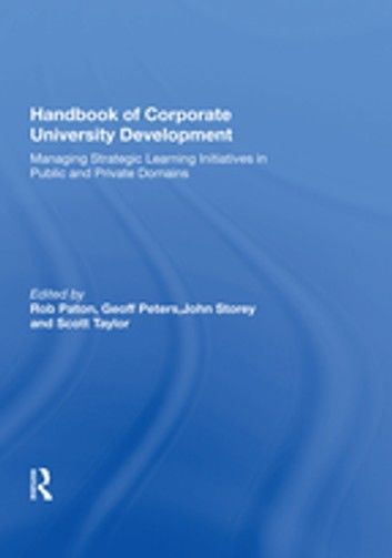 Handbook of Corporate University Development