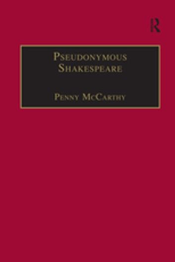 Pseudonymous Shakespeare