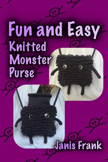 Fun and Easy Knitted Monster Purse