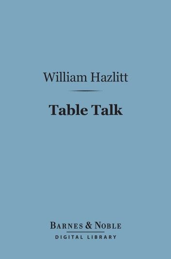 Table Talk (Barnes & Noble Digital Library)