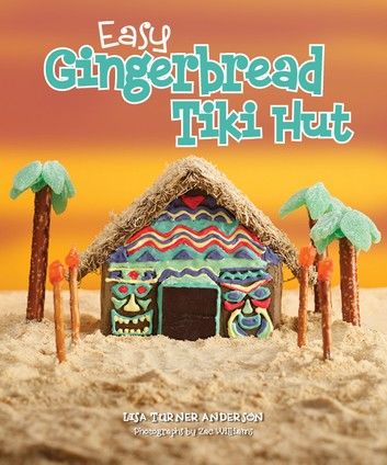 Easy Gingerbread Tiki Hut