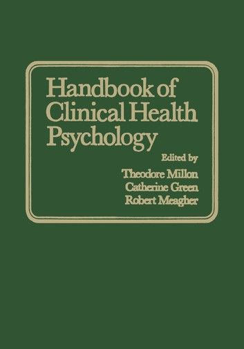 Handbook of Clinical Health Psychology