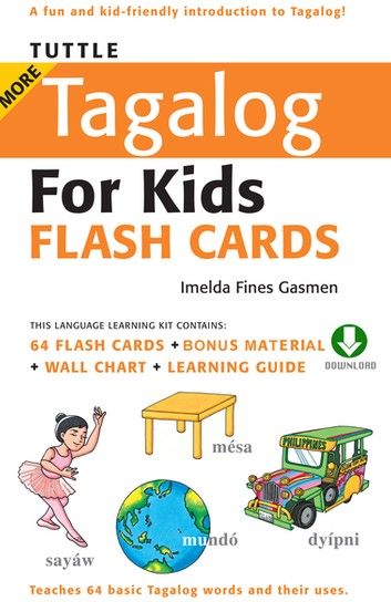 Tuttle More Tagalog for Kids Flash Cards