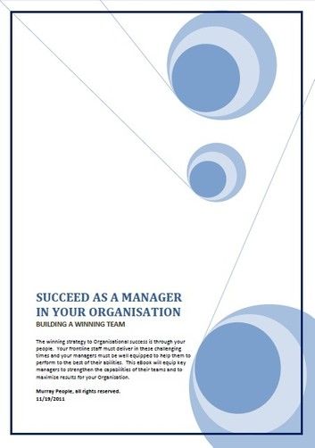 Succeed as a Manager in your Organisation - Building a Winning Team