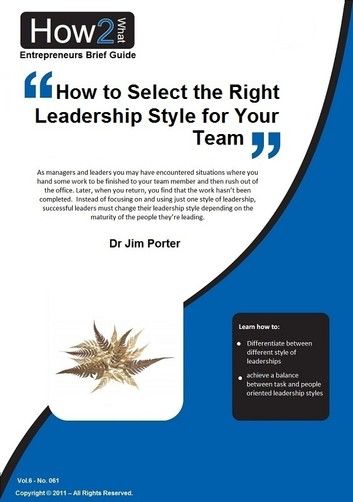 How to Select the Right Leadership Style for Your Team