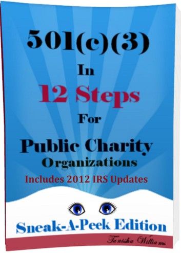 501(c)(3) In 12 Steps For Public Charity Organizations