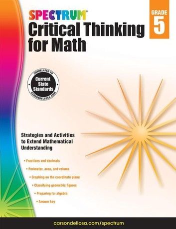 Spectrum Critical Thinking for Math, Grade 5