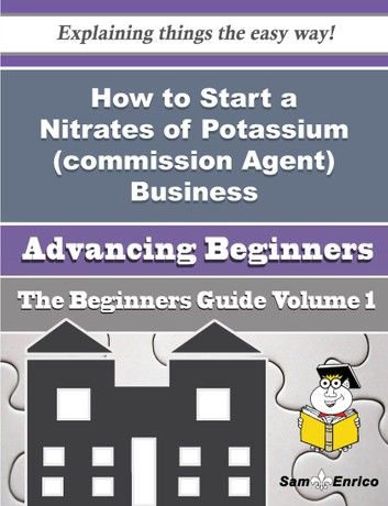 How to Start a Nitrates of Potassium (commission Agent) Business (Beginners Guide)