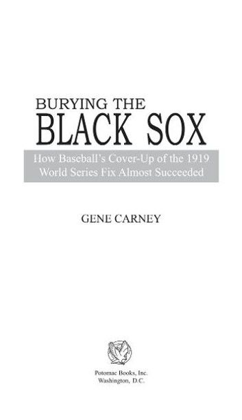 Burying the Black Sox