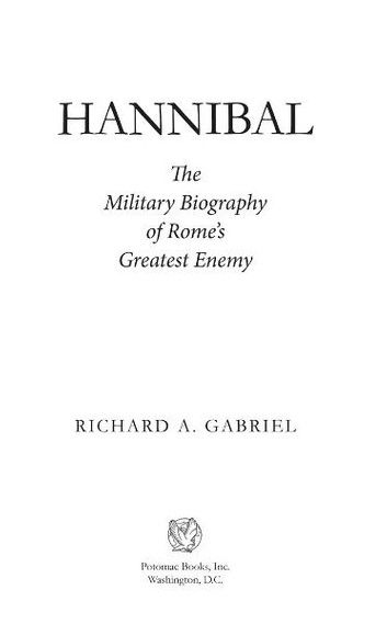 Hannibal: The Military Biography of Rome\