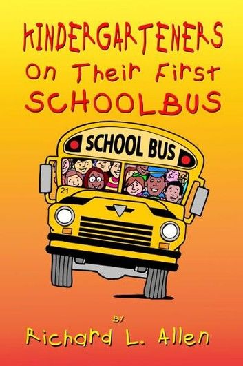 Kindergarteners On Their First School Bus