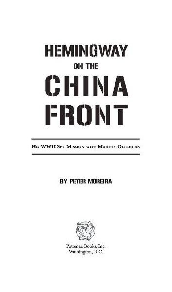 Hemingway on the China Front