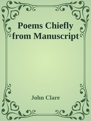 Poems Chiefly from Manuscript