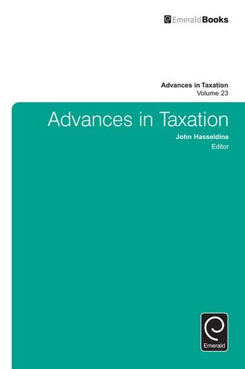 Advances in Taxation